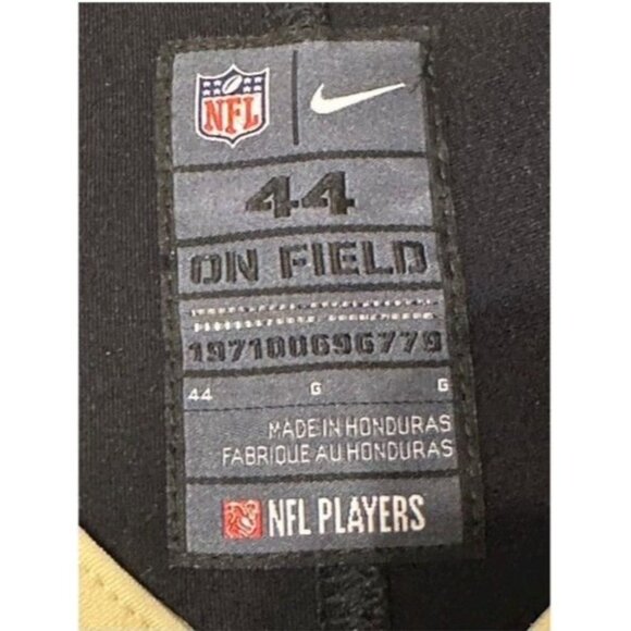 Nike NFL New Orleans Saints On Field Blank Player Limited Jersey Size 44 / M NEW - Picture 5 of 15